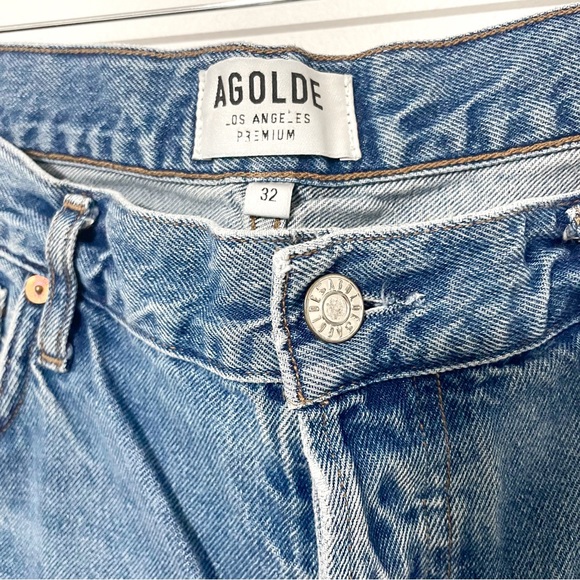 AGOLDE • jamie high rise classic jeans in lowdown sz 32 - Picture 11 of 11
